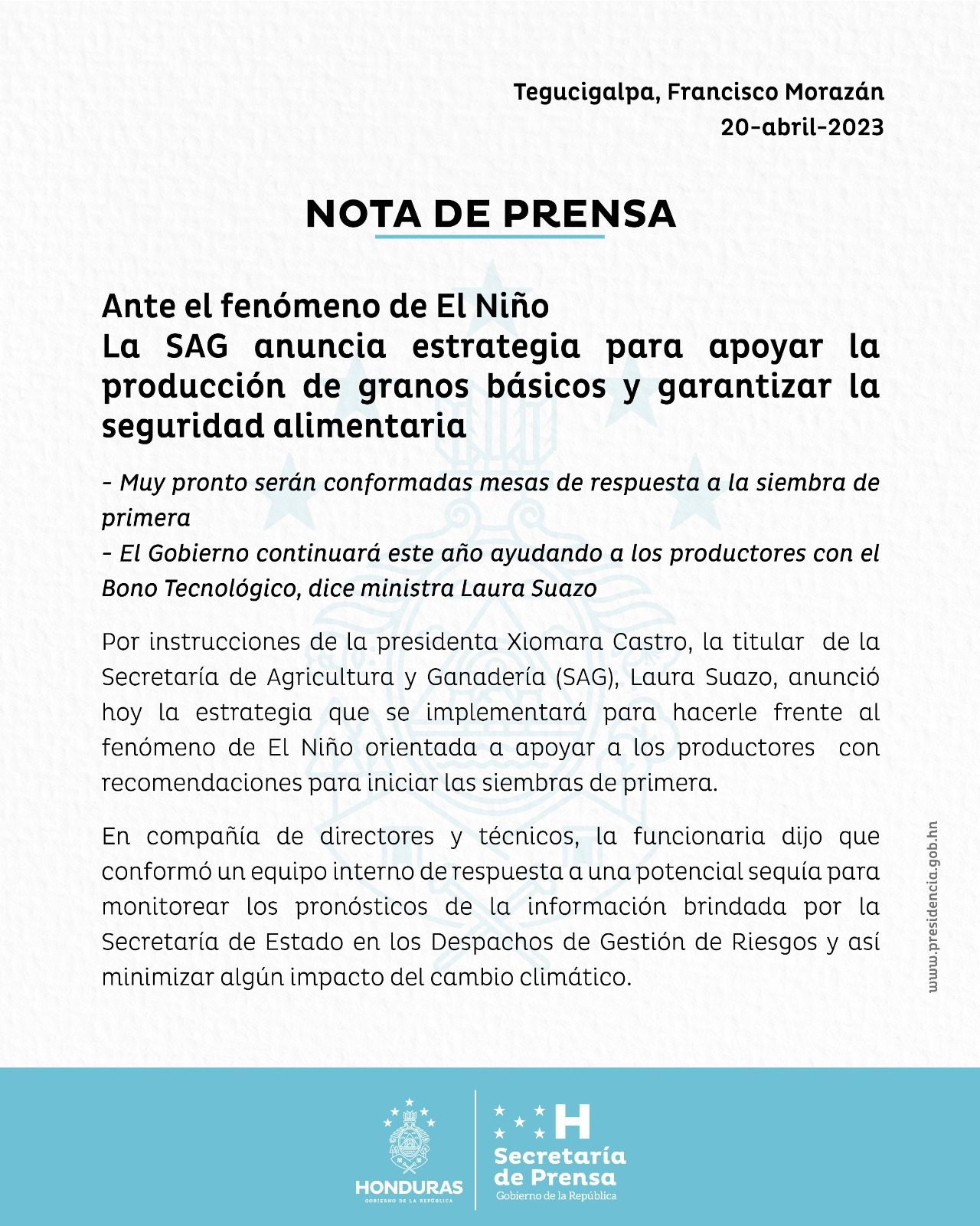 Gobierno anuncia diez medidas para recuperar la seguridad y la gobernabilidad en el sistema carcelario